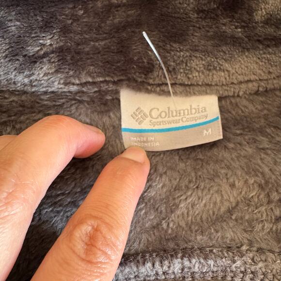 NWOT Columbia Fireside Full Zip Jacket Charcoal Dark Gray Athletic Women Size M - Picture 3 of 8